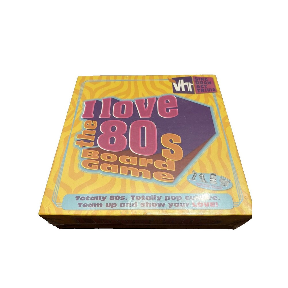 I Love the 80s Trivia Board Game-Family Night Friends Party Throwback Iconic